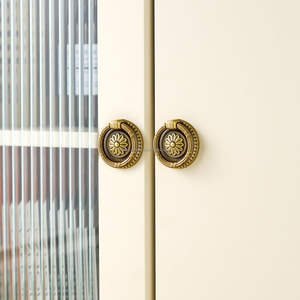 Ornamental Decorative Brass Knobs <b>For</b> Antique Cabinets Drawers Furniture Traditional <b>Homes</b> - Product Image 3