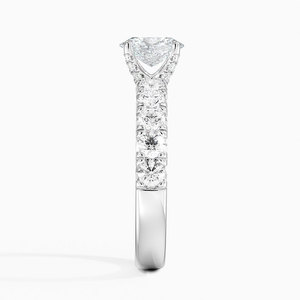 Anillo BOJ 0128 con Corte Pera, Plata 925, Anillo Solitario de Diamantes con Engaste Francés de Lujo, 2ct, Color D, VVS1, Moissanita, Certificado GRA - Product Image 3