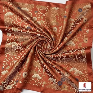 Custom Printed Short <b>Scarf</b> Fabric High Quality OEM ODM White Label Textile Manufacturer Fashion Accessories Export Supplier - Product Image 6