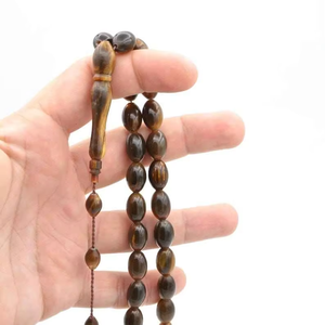 Cuentas de Cuerno de Búfalo Artesanales, Tasbih, Artesanía Natural, Accesorios Espirituales Hechos a Mano para Meditación, Oración y Devoción Cultural - Product Image 1