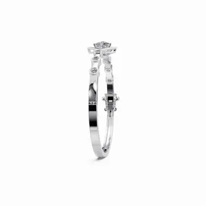 กำไลข้อมือเพชรเพาะเลี้ยง Nebula Nova Lab Grown Diamond ทองคำขาว 18K สำหรับผู้หญิง ดีไซน์ทันสมัย ได้รับการรับรองจาก IGI ประดับเพชร 17 เม็ด ขายส่ง - Product Image 3