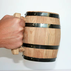 Mug à feu en chêne classique - Product Image 1