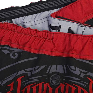 Shorts de combat de haute qualité pour hommes, couleur noir violet, pour boxe, kickboxing, arts martiaux, MMA, UFC, boxe pour hommes - Product Image 4
