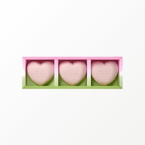 produit coreen skin care VINGT NEUF ST HONORE Korean K-Beauty Lovely Heart <b>Soap</b> 90g 3 Pieces 1 Set Made in Korea - Product Image 5