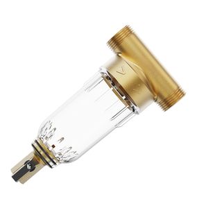 Filtro Sedimenti per Tutta la Casa da 40 Micron per Acqua di Pozzo, 3/4'' FNPT + 1'' MNPT, Portata Elevata 4 T/H, Manuale, Certificato NSF - Product Image 1