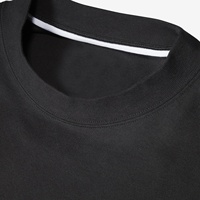 Sweat-shirt en molleton de coton épais pour homme 100% Logo personnalisé Col ras du cou surdimensionné Épaule tombante Col haut Streetwear T-Shirt d'hiver