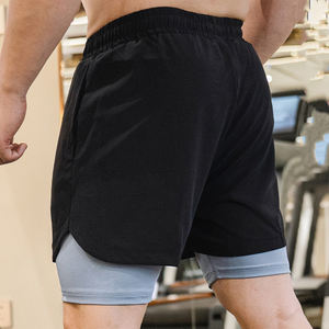 Pantalones Cortos Deportivos Casuales para Hombre, Estilo Jogger, de Felpa Francesa, Algodón y Poliéster, Corte Holgado, para Gimnasio, Entrenamiento, Running y Deportes, Venta al Por Mayor Personalizada - Product Image 2