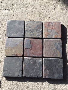 Natural <b>Stone</b> Square Cobbles Mixed Rustic Finish Durable <b>Paving</b> Stones - Product Image 3