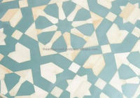 Table basse en incrustation d'os-artisanat de décoration d'intérieur meubles de salon faits à la main, meubles, table basse