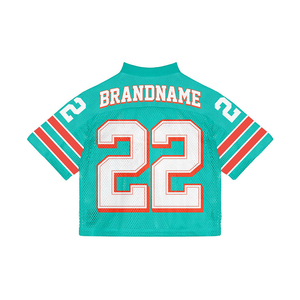 Camiseta de Fútbol Retro Personalizada con Malla, Corte Holgado, Estilo Americano Vintage para Hombre, con Gráficos de Fútbol - Product Image 4
