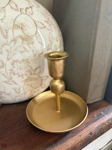 Mini porte-bougie plaqué or, style vintage, pour étagère, décoration de salon, style cottage français, support décoratif en métal pour bougie - Product Image 5