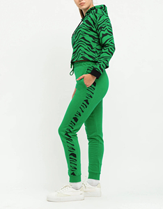 Conjunto Deportivo Personalizado de Alta Calidad para Mujer, 100% Algodón, Chándal Estampado para Invierno, Tallas Grandes - Product Image 4