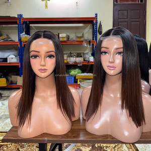 วิกผมแท้เวียดนามแบบลูกไม้ด้านหน้าทรงบ๊อบยาวตรงสวยเป็นธรรมชาติ  วิกผมลูกไม้ฝรั่งเศสแบบ HD  สามารถปรับแต่งสีได้ กำลังเป็นที่นิยมอย่างมาก - Product Image 3