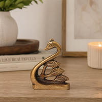 Patung Burung Bangau Modern Warna Emas, Figur Flamingo Egret, Dekorasi Meja Ruang Tamu, Kerajinan Tangan-Ali Handicrafts, Pasokan Grosir B2B