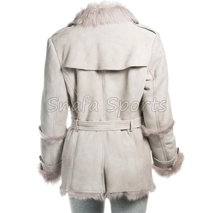 Veste en cuir pour femme, design personnalisé, manches longues, respirante, haute qualité, à vendre, veste en cuir tendance pour l'hiver - Product Image 4