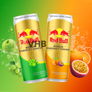 Bebida Energética RedBull Sabor Naranja y Fruta de la Pasión 250ML x24 Venta al por Mayor - Product Image 2