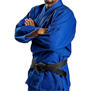 Traje para Adultos y Niños, Personalizado en Azul, Blanco y Negro, Incluye Karate, para Hombres y Mujeres, Subido por Dress Sports - Product Image 5