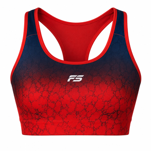 High Impact Gradient Ombre Marble Print Women Sports <b>Bra</b> Padded Racerback Yoga Top Breathable Custom Logo Fitness Gym Wear OEM - Product Image 2