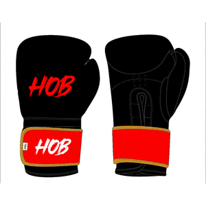 Guantes de Boxeo Negros con Correa de Muñeca Gris de 12oz, Equipo de Entrenamiento para Adultos - Product Image 4