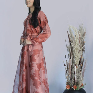 Vestido Casual de Verano para Mujer, Estampado Floral, Elegante, Cómodo, Holgado, a la Moda, para Uso Diario - Product Image 4