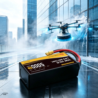 Baterai Lithium Ion Semi-Solid-State 5Ah 10Ah 18.5Ah, Baterai Isi Ulang untuk Drone Inspeksi Pembersihan Bangunan 6S-14S