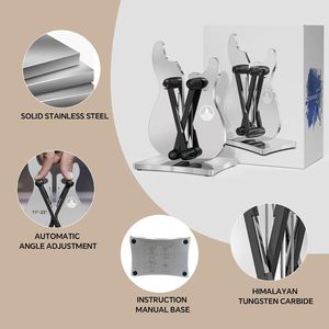 Affilacoltelli Professionale in Acciaio Inossidabile con Angolo Autoregolante e 3 Azioni per Affilatura Rapida - Product Image 2