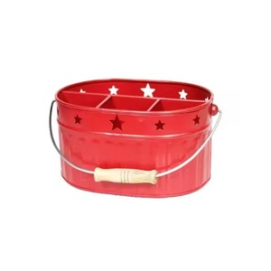 High Quality Red Finish Spoon Rest <b>Kitchen</b> Utensil Holder Decorative Cutlery Organizer for Countertop Use <b>caddy</b> - Product Image 1