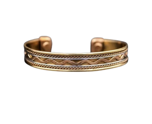 Bracelets en or métallique de luxe pour femmes, bijoux en argent sterling martelé faits à la main, bracelet manchette pour hommes, cadeau pour la Saint-Valentin - Product Image 4