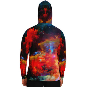 Sweat à capuche personnalisé 100% polyester pour homme avec poche, respirant et à séchage rapide, mode hiver - Product Image 2