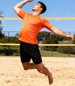Athletic <b>Compression</b> Long Sleeve Shirt Men Spandex/Polyester Tight Fit Moisture Wicking Solid Color Seamless Gym Tee Sports Base - Product Image 5