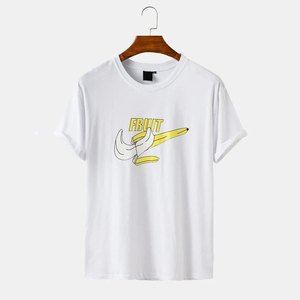 T-shirts pour hommes à col rond 100% coton, haute qualité, logo personnalisé, vêtements de fitness, manches courtes, vente en gros en stock - Product Image 1