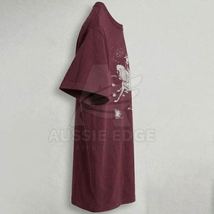 Camisetas DTF estampadas de secado rápido, corte holgado, 100% algodón, de alta calidad, último diseño, hechas en Pakistán. - Product Image 3