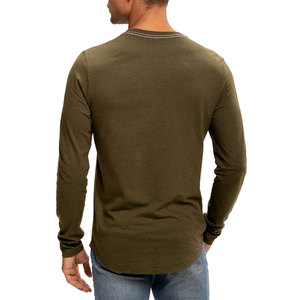 T-shirt d'été 100 % polyester à manches longues, séchage rapide, pour la gym et la course, col rond, coupe décontractée, personnalisable, uni, vierge, pour l'extérieur - Product Image 6