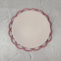 Set de table en rotin rose fait main, idéal comme centre de table et base de service pour la vaisselle, vente en gros depuis l'Inde