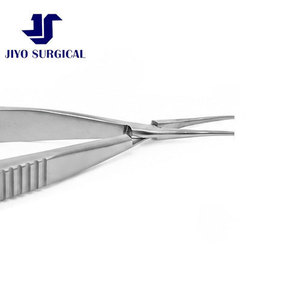 Maumenee Cross Action Colibri Class I Pince corneale métallique 4 3/4 pouces 0,1 mm 1x2 dents, angle de 45 degrés, plateformes de ligature 5,0 mm - Product Image 5