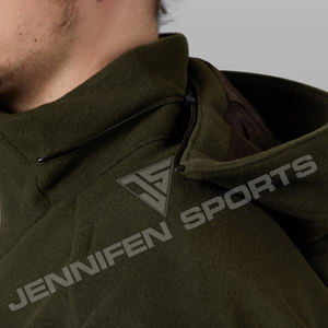 Ropa de Caza de Invierno para Exteriores, Chaqueta Ligera de Plumón, 100% Lana, con Capucha, Chaqueta de Caza Resistente al Viento - Product Image 4