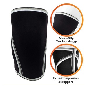 Adjustable Compression <b>Knee</b> <b>Sleeve</b> Flexible Breathable Professional Protection Neoprene Cotton Made Pakistan Lightweight - Product Image 3