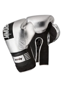 Gants de boxe en cuir véritable de qualité supérieure |   Gants de combat à lacets OEM 8oz–12oz |   Équipement d'entraînement et de compétition professionnel - Product Image 1