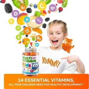 Oem ODM Vitamin tổng hợp Gummy cho trẻ em hệ thống miễn dịch hỗ trợ trẻ em Gummy với vitamin C + Kẽm trẻ em vitamin Gummies - Product Image 2