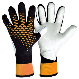 Nouveauté : Gants de gardien de but personnalisables avec sangle de poignet réglable et fermeture à lacets, conception à doigts complets pour usage sportif - Product Image 2