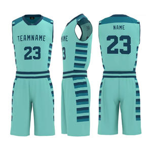 Uniforme de Baloncesto Unisex de Alta Calidad, Nuevo Diseño OEM, Jersey sin Mangas Estampado, 100% Poliéster, Secado Rápido, Transpirable, Tallas Grandes - Product Image 1