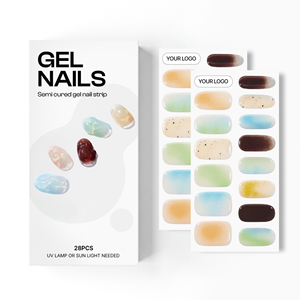 Gel pour ongles de qualité salon 100% réel coréen, autocollants pour ongles en gel, manucure en gros, certifié végétalien, sans cruauté - Product Image 1