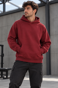 Sudadera con Capucha de Corte Regular, Media Cremallera, Forro y Estampado de Dibujos Animados, de Poliéster/Algodón Ecológico, Informal, para Hombre, Ropa de Primavera - Product Image 3