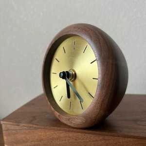 Handcrafted Wooden Table <b>Clock</b> Unique Gift Item - Product Image 1