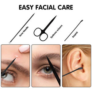 Kits de manucure et pédicure de luxe personnalisés en acier inoxydable, OEM ODM, haute qualité, prix d'usine, outils de précision pour les ongles, ensemble d'outils pour le nail art - Product Image 3
