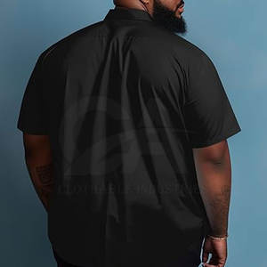 T-shirt en coton 100% pour hommes grandes tailles, logo personnalisé, coupe ample, manches courtes, vente en gros, t-shirt en coton 100% - Product Image 4