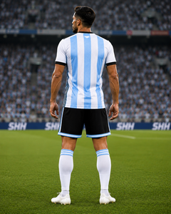 Custom Men's <b>Soccer</b> Jersey Shorts Set Football Team Uniform Breathable Mesh Quick Dry Polyester Sportswear OEM ODM - Product Image 3