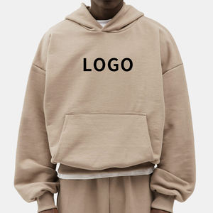 เสื้อฮู้ดดี้ผู้ชายทรงโอเวอร์ไซส์ หนัก 500 กรัม แบบสั่งทำพิเศษ ผ้าคอตตอน 100% ทรงบ็อกซี่ สไตล์ Y2K  ผู้ผลิตเสื้อฮู้ดดี้ - Product Image 2