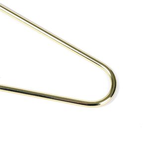 <b>Gold</b> Metal <b>Clothes</b> Hangers Set of 10 Heavy Duty Wire Coat Hangers for Shirts Jackets Dresses Closet Organizer - Product Image 3