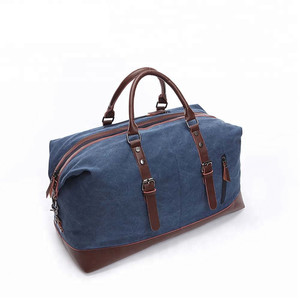 Latest Design SKEY CORPORATION 600D Cotton <b>Canvas</b> Overnight Duffle Weekender <b>Holdall</b> Bag for Travel - Product Image 1